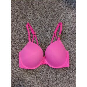 Victoria's Secret PINK Wear Everywhere Front-Close Convertible Jewel Bra 34D NWT